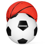 2-Pack Sports Banks with Basketball and Soccer Design Money Storage Jars V1369-AZ3-W-19361