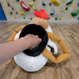 Fur Chicken Chalk Bag Rock Climbing Chalk Bag Suitable Bouldering Gym Indoor & Outdoor Climbing with V1261-FURCHICKEN001