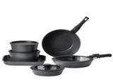 17 Piece Pots and Pans Set, Granite Nonstick Detachable Handle Cookware, Space Saving Induction V952-LGTZLGKCSB6GQBCKJV0