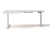 Artiss L-Shape Standing Desk Sit Stand Up Height Adjustable Electric Motorised White HASD-ET262DL-WH-AB