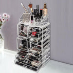 11 Drawers Clear Acrylic Tower Organiser Cosmetic jewellery Luxury Storage Cabinet V63-831611