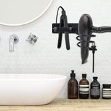 Hair Holder And Straightener Stand, Hair Holder With Cable Management, Wall Mounted Hair V1188-MS-227-1658