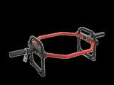 Olympic Shrug Deadlift Bar - Red/Black V1012-CFSHRDBTB
