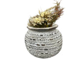Handcrafted Natural Distressed Wooden Vase 29cm V637-33817VSE