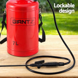 Giantz Weed Sprayer Pressure 7L Shoulder Pesticide Metal SPRAYER-7L-SHOULDER-RD