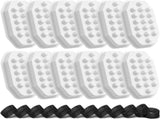 Official 12 Pack Cat Water Fountain Replacement Filters & Pre-Filter Sponges for 108oz/3.2 Stainless V1258-DP02-C-1382