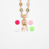 Gift Box - Rose Rose Gold Aroma Necklace Purify Oil Blend V760-GBAJ - 25