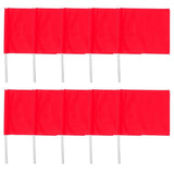 High-Visibility Red Referee Flags for Football Volleyball Sports V1366-AZ2-W-22619