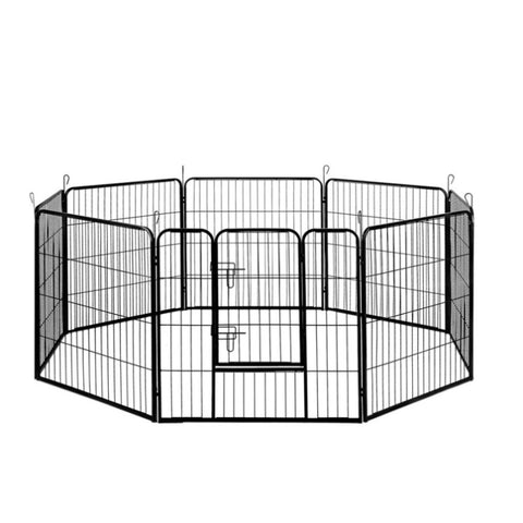 i.Pet 32" 8 Panel Dog Playpen Pet Exercise Cage Enclosure Fence Play Pen PET-DOGPLAYPEN-H80