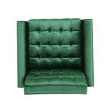 Lewisham Emerald Tufted Velvet Armchair V1041-JSF-5108-1EMERALD