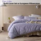 Accessorize Tipo Lilac Chenille Quilt Cover Set Single V442-HIN-QUILTCS-TIPO-LILAC-SB