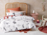 Happy Kids Woodland White Cotton Quilt Cover Set Double V442-HIN-QUILTCS-WOODLAND-WHITE-DS