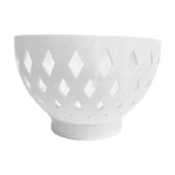 Fruit Bowl, Decorative Fruit Basket with Holes, Hollow Out Bread Serving Bowl, Centerpiece for V1369-AZ3-W-09822