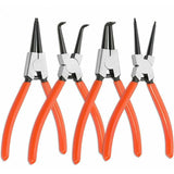 4 Pcs Circlip Pliers Length, Trimming of the Tip Clamp for Internal and External Circlip with Bag, V1237-MS-626-155
