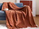 Throw Blanket for Couch 50 x 60 inches Knit Woven Blankets Cozy Lightweight Decorative Throw for Bed V1189-WXFWAL-20260319-01603