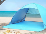 Pop Up Beach Tent 3-4 Person UPF 50 Sun Shelter with Carry Bag Quick-Setup Shade for V1107-CS-LYZP1