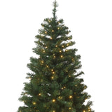 Christabelle 137cm Pine Slimline Christmas Tree with LED Lights 112_HZGS45