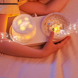 Ocean Star Projector Night Light Rotating Galaxy Lamp Bedroom Decor V1263-JX-7195
