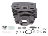 46mm Aluminum Cylinder Piston Spark Plug Bearing Gasket Set Fit for Husqvarna 55 51 Chainsaw V1294-YM0523-3111210396211