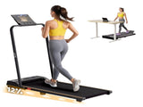 Everfit 3 in 1 Walking Pad Treadmill 12% Incline Foldable Under Desk Treadmills for Home Gym With TMILL-380H-2INC-L-BK