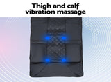 Livemor Massage Mat Heated Kneading Neck Massager Lumbar Airbag Stretch MASSAGE-MAT-04-PU-BK