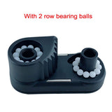 Nylon Cam Cleat, Black, Flared Entry, Lightweight, for Boat, 3Pcs V1369-AZ3-W-16484