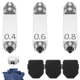 3Pcs Integrated Hardened Steel Nozzles with Anti Leakage Integrated Design Supports High Speed V1366-AZ2-W-15015