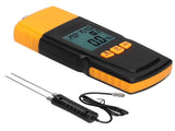Wood Moisture Tester NeedleType 4Gear Multifunctional Temperature Measurement Wood Humidity Tester V1294-YM0901-3111210214611