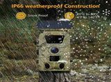 4K 60MP Black Solar Trail Camera with Night Vision and Wi-Fi Connectivity V178-59103