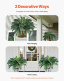 VEVOR 2Pcs Artificial Boston Ferns Plastic Fern 50 Branches Indoor Outdoor Decor V952-PZSRZJLZWBHHOUQQT001V0