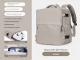 Water-Resistant Laptop Backpack with USB Charging Port and Wet-Dry Separation V888-ELOSUNG10954