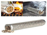 Mesh Pellet Smoker Tube Outdoor Round Cold Hot Stainless Steel Barbecue Smoker Generator V1294-YM0717-10075434