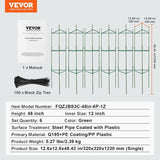 6 Packs Tomato Cages for Garden, 1230 mm Tomato Trellis Plant Stakes, Stackable Tall Plant V952-KZDFQZZZCJ480IG42V0