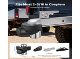 Trailer Hitch Lock, Compatible with 58.7 mm Couplers, Heavy-Duty Anti-Theft Trailer Ball Lock with 3 V952-SPSOHSCX25164V9WR001V0