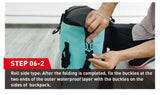 NOOYAH IPX8 Waterproof Bike Cycle Outdoor Sports Backpack Double-Layer Waterproof Bag YELLOW V382-YELWIPX8BKPKNOOY