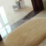 Door Mat Oval Slip Proof Indoor Door Carpet Moisture Absorption Soft Comfortable Plush Bathroom Rug V1294-YM0716-3112220052113