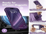 Magnetic for iPhone 17 Pro Case with 2X Screen Protectors, Deep Purple V1259-CASE-IP17P-2XSP-DP