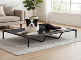 Pawz Elevated Dog Bed Heavy Duty Portable Cot Waterproof Pet Raised Bed XL Size PT1410-BK-XL-AU