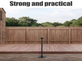Garden Furniture Cover Support Pole Black Adjustable 15-28 Inches Weather Resistant V1366-AZ2-W-12220