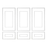 Wall Molding 3 Pack, Wainscoting Panels Kit with Dual-Line Wide & Narrow Profile, Lightweight V952-QMSTJBYXWS319E0MN001V0