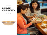 Large Vintage Yellow Enamel Bowl with Smooth Interior, Ideal for Kitchen Serving, Cooking, and Food V1369-AZ3-W-12876