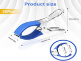 Pool Cover Clips for Above Ground Pools, 30 Pcs 4.7 Inch Stainless Steel, Windproof Clips with V1259-DP01-A-3721