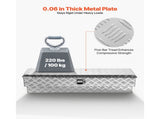 Truck Bed Tool Box, Heavy Duty Aluminum Tool Box with Tread Patterns, Storage Toolbox Chest V952-CZGJX48INCHYG7NXK001V0