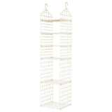5 Tier Closet Hanging Organizer, Metal Closet Organizers, Wire Storage Shelf for Clothes Sweaters V1369-AZ3-W-17803