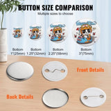 VEVOR 1.25" 32mm Button Badge Parts Supplies for Button Maker Machine 500 Sets V952-XZGSLH32MM50024OYV0