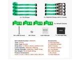 Wheel Chock Tie-Down Kit, Break Strength 1986.73 kg & Working Load 662 kg Motorcycle Tie-Down System V767-VVR-CLJGTJ2LDXKKJLXJW001V0
