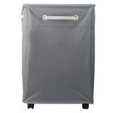 Foldable Laundry Basket Waterproof Dirty Clothes Organizer Storage Bag with Wheels V1294-YM0901-3117200071911