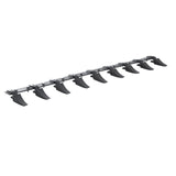 Bucket Tooth Bar, 1800mm, Heavy Duty Tractor Bucket 9 Teeth Bar for Loader Tractor Skidsteer, 2000 V952-NYCDWJC72ZTSO9MC2V0