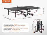 Ping Pong Table Foldable Table Tennis Game Table Indoor Outdoor with Net V952-DZDTZDPPQZ6MQ32J9V0