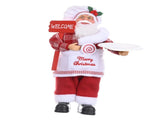 Santa Decoration Cute Image Santa Figurines Doll Toy Holiday Style Tabletop Santa Ornament for Party V1294-YM0901-3115240088513